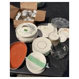 Mikasa Set, Lenox Plates, Bowl, Tea Cups