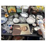 Glassware, Tea Set, Picture and Silverware
