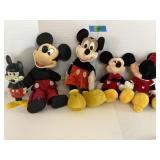 Assorted Mickey and Minnie Plush