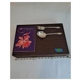 (2) Silverplate Pieces plus Storage Box and Book