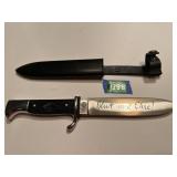 Replica Hitler Youth Knife with Leather Sheath