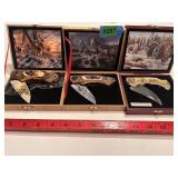 Lot of (3) decorative Folding Knives