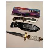 Lot of (2) - Hunting Knife and Ice Pick???