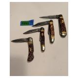 WOW! Lot of (4) Cammilus Pocket Knives