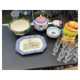 Tweety Bird  Cookie Jar, Glassware, Plate & Bowls