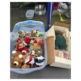 Lot of Plush - Teddy Bear & box of Plush Toys