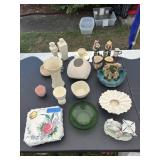 Lot of Lenox vases, glass, Ceramic Decor