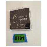 Millennium 2000 Silver Liberty Coin