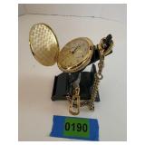 Vintage Gold - toned Quartz Pocket Watch