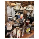 WOW! Antique Lamps Electronic Cabinets... Crazy