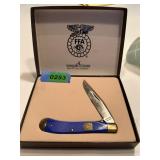 FFA Schrade Pocket Knife in Collectors Case