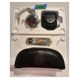 Lot of (2) Pocket Watch and Knife