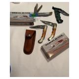 Lot of (4) Knives - Trapper, Folding, etc.