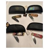 (4) Franklin Mint Collectors Knives With Cases!
