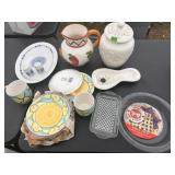 Assorted Ceramic Vases, Salt & Pepper Shaker