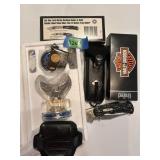 Lot of (2) Pocket Watches Harley Davidson  & Knife