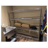 6 foot wire Metro rack shelf