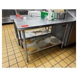 3' x 2' stainless steel table