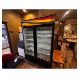 Atosa bottom mount glass door refrigerator