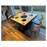 Cenhot Commercial Korean barbecue grill table