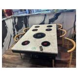 Cenhot Commercial Korean barbecue grill table