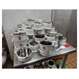 (75) hot pot bowls including ceramic holders