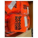 Lot of 6 Beach Bottoms blankets orange