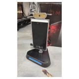 Kiosk station with assorted cords see photos