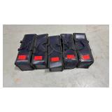 (5) Sharawy Hookah rigs with carrying cases