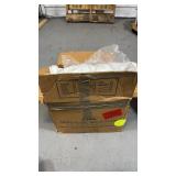 Box of hotel sheets smaller box