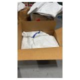 Box of assorted hotel linens