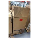 Box of assorted hotel linens duvet covers