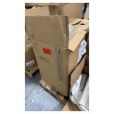 Box of assorted hotel linens mostly duvet covers