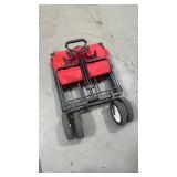 MAC rolling red cart folding