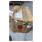 Box of assorted hotel linens appears to be Bed