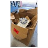 Box of assorted Grohe parts