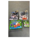 4 assorted Toys including avengers action,