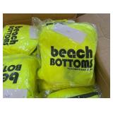 Lot of 6 Beach Bottoms blankets yellow