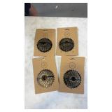 (4) Bike cartridges/gears assorted