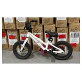 Loco cycles girls 12' bike white no training