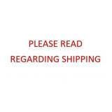 Please read regarding shipping