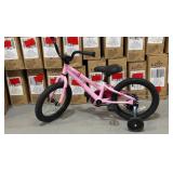 Loco cycles girls 16' baby pink bike used good
