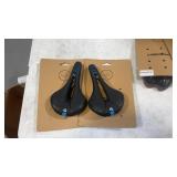 (2) velo black and blue bike seats/saddles