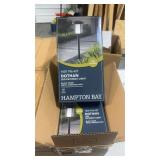 (2) Dothan LED pathway light 35 lumens black