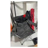 (3) used folding chairs