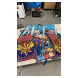 (6) assorted kids back packs new including