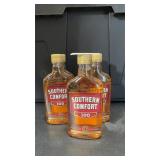 (5) Southern Comfort 100 Proof Whiskey 375ml
