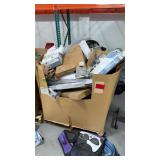 Gaylord/pallet box of assorted return goods