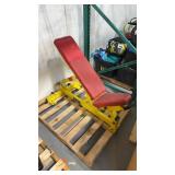 Retro Fitness hammer strength, bench adjustable