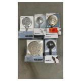 (5) open box Moen shower heads